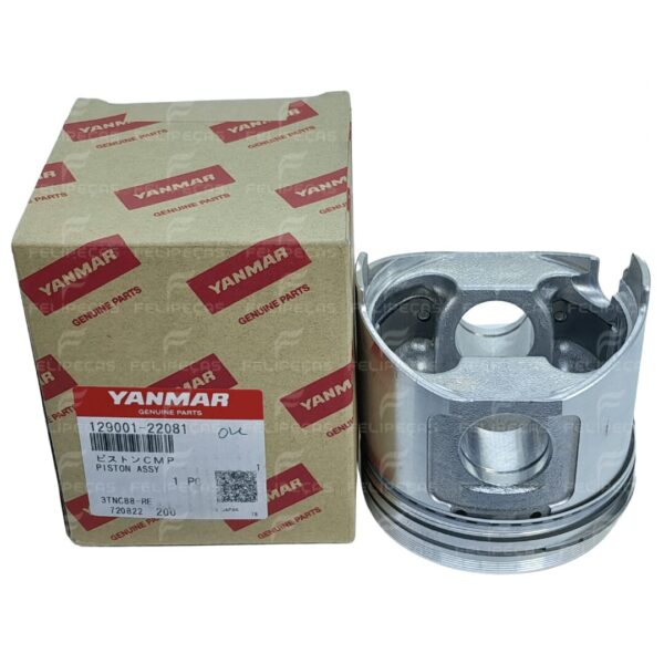 Pistão c/ Anéis Yanmar 4TNE88