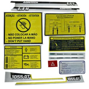 Kit de Decalque Trator Yanmar 1055