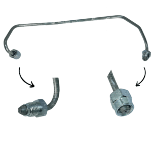 Tubo de Alta Pressão Motor Diesel Ar 10Hp 13Hp ( Tampa 3 Furos )