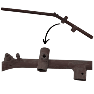 Guidão de Direção Direito Tobatta M90 M130 M140 M160 KNDR5 KNDR8 KNDR9