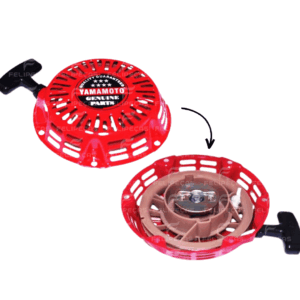 Partida Retrátil Completa Motor Gasolina 5.5Hp 6.5Hp Vermelha