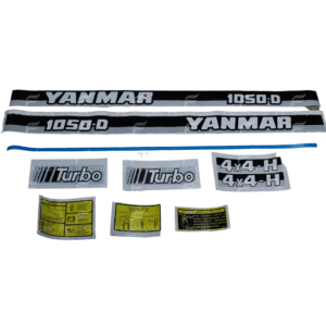 Adesivo Trator Yanmar 1050D Turbo Faixa Azul