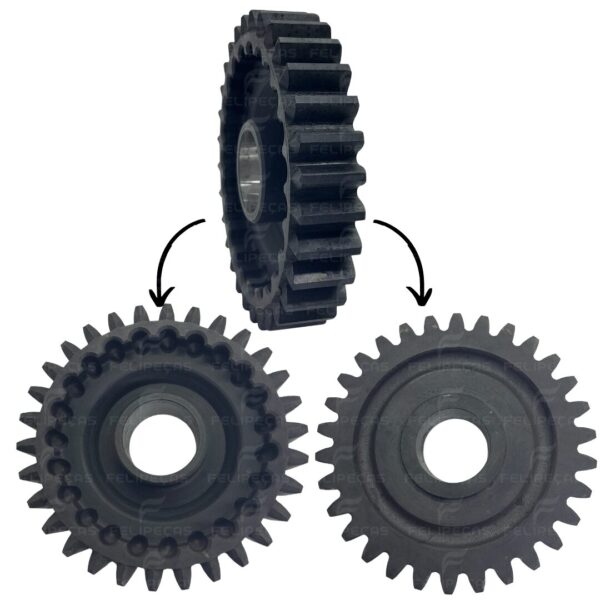 Engrenagem p/ Eixo Mudança Rotativa Yanmar TC8 TC10 TC11 TC12 TC14 TC11S TC12S TC14S