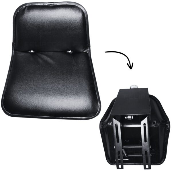 Assento Concha Simples Trator  Yanmar 1030 1040 1050 c/ Amortecedor 2 Molas