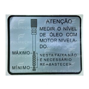 Decalque Nivel de Óleo Microtrator Yanmar TC8 TC11 TC11S TC12 TC12S TC14 TC14S